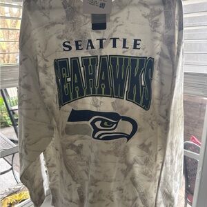 NFL Seattle Seahawks Tie-Dye Crewneck Sweater